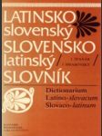 Latinsko slovenský, slovensko latinský slovník - náhled