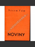 Neseme vám noviny "Poslední list" - "Expres" 1926 - 1936 (novoročenka, bibliofilie) - náhled