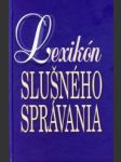 Lexikón slušného správania - náhled