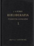 Bibliografia písomníctva slovenského I.-VI.zv. - náhled