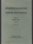 Sobrané spisy básnické VII. Kratšia epika - náhled