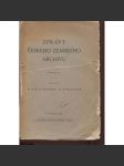 Zprávy Českého zemského archivu, svazek IX. (Zemský archiv, mj. Hynek Kollmann, O novou budovu archivu země České, Sbírka Voříškova, O vazbách starých pozemkových knih) - náhled