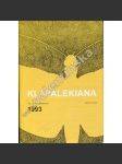 Klapalekiana, vol. 29 (1993), supplementum - náhled