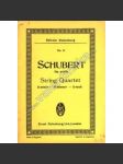 String Quartet  D minor-D mineur-D moll (noty, smyčcový kvartet, housle, viola, violoncello) - náhled