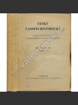 Český Časopis Historický – roč. XLVII. 1946 (České dějiny, historie, mj. Kníže sv. Václav, Wiklif a tzv. výstřední český realismus, Jaroslav Goll, František Palacký a náš osvobozenecký boj aj.) - náhled