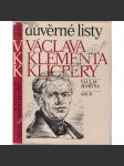 Důvěrné listy Václava Klementa Klicpery - náhled