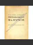 Psychologický slovník  A-M - náhled