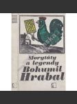 Morytáty a legendy [Bohumil Hrabal - povídky, mj. Legenda o Egonu Bondym a Vladimírkovi [Egon Bondy, Vladimír Boudník], Morytát o zavraždění Anežky Hrůzové, Legenda o Kainovy, Květnový morytát) - náhled