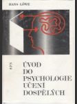 Úvod do psychologie učení dospelých - náhled