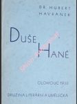 Duše hané - sbírka feuilletonů - havránek hubert - náhled