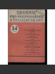 Sborník pro hospodářské a sociální dějiny, II. ročník, sv. 3-4/1947 (časopis, mj. i Z dějin českého železářství v počátcích kapitalismu; Vznik a vývoj kapitalismu v Anglii) - náhled