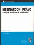 Mezinárodní právo veřejné, soukromé, obchodní - náhled