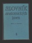 Slovník anatomických jmen - náhled