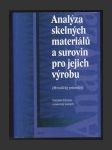 Analýza skelných materiálů a surovin pro jejich výrobu - náhled