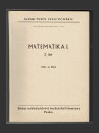 Matematika I. /2.část - náhled