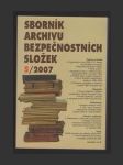 Sborník Archivu bezpečnostních složek 5/2007 - náhled