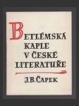 Betlémská kaple v české literatuře - náhled