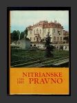 Nitrianske Pravno 1335-1985 - náhled