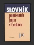 Slovník pomístních jmen v Čechách I (A) - náhled