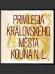 Privilegia královského města Kolína n. L. - náhled