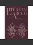 Literární archív. Sborník Památníku národního písemnictví, 6. svazků (ročník 10-20) [literární věda, poezie, korespondence, beletrie, mj. Josef Hora, Bernardo Bolzano, Vladislav Vančura aj.]] - náhled