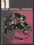 Revue svetovej literatúry 1989 č. 1. roč. 25. - náhled