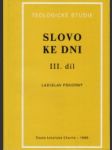 Slovo ke dni III. - náhled