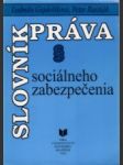 Slovník práva a sociálneho zabezpečenia - náhled