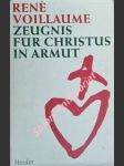 Zeugnis für Christus in Armut - VOILLAUME René Bratr - náhled