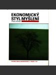 Ekonomický styl myšlení (učebnice, ekonomie) - náhled