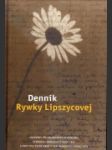 Denník Rywky Lipszycovej - náhled