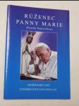 Apoštolský list svatého otce jana pavla ii. " růženec panny marie " - náhled