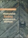 Historické brány krupinských domov - náhled