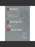 Regesta Bohemiae et Moraviae, V/5 (historie, listiny, diplomatika, pomocné vědy historické) - náhled