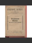 Družstevní lihovar, jeho správní a účetní organisace (edice: Písemné kursy, číslo 14/1924) [lihovar, průmysl, účetnictví, učebnice] - náhled