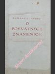 O posvátných znameních - guardini romano - náhled