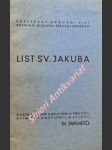 LIST SV. JAKUBA - Pastýřský okružní list prvního biskupa jerusalemského - JAKUB Větší svatý - náhled