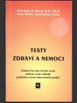 Testy zdraví a nemoci black harrison m., jansa pavel - náhled