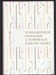 Fundamentální ontologie a temporální základy logiky dvorský přemysl - náhled