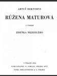 Růžena maturová - náhled