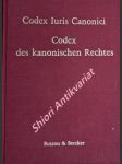 Codex iuris canonici - codex des kanonischen rechtes - náhled