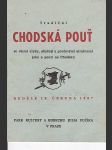 Chodská  pouť se všemi zvyky, obyčeji a pouťovými atrakcemi jako o pouti na chodsku - neděle 18. června 1967 - náhled