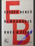 Demokracie dnes a zítra - beneš edvard - náhled