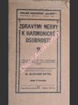 Zdravými nervy k harmonické osobnosti - batěk alexander - náhled