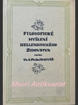 Filosofické myšlení hellenistického židovstva - kovář františek - náhled