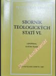 Sborník teologických statí vi. - čejka gustav (uspořádal) - náhled