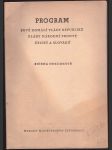 Program prvé domácí vlády republiky - vlády národní fronty čechů a slováků - náhled