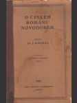 O českém románu novodobém - náhled