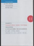 Paměti Františka Jana Vaváka souseda a rychtáře milčického z let 1770-1816 - náhled