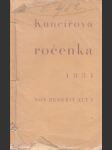 Kuncířova ročenka 1931 - náhled